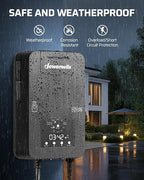 DEWENWILS 200W Low Voltage Landscape Transformer, Photocell Sensor & Timer - Image 5