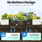 Quictent Galvanized Raised Garden Bed Kit, Strengthened by Crossbar - Image 5