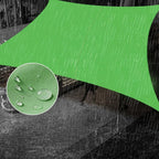 SUNNY GUARD Waterproof Sun Shade Sail 5' x 7' Lemon Green Rectangle UV Block by SUNNYGUARD