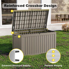 280 Gallon Outdoor Deck Box, Lockable Waterproof Outdoor Storage Boxes - Image 4