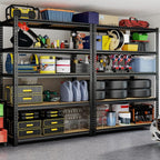 72" H Storage Shelves, Storage Shelves Heavy Duty, 2400LBS Metal Shelving Units - Image 8