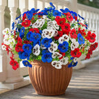18 Pcs Artificial Fake Pansy Flowers - Image 4