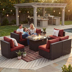 NICESOUL 7 Piece Modular Outdoor Furniture Set - Image 3