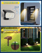 Kaxiida Solar Lights Outdoor Waterproof IP68, 3 Lighting Models Solar Powered - Image 5