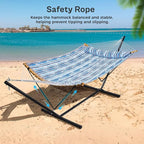 SUPERJARE Hammock with Stand, 2 Person Heavy Duty Hammock Frame, Detachable - Image 5