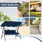 Tangkula 3 Person Porch Swing, Patio - Image 8