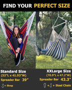 ADVOKAIR Hammock Chair Large 70.9"x47.2", 32% Bigger XXL Hanging Swing Chair - Image 7