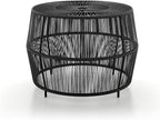 Furniture of America Ysar Boho Rattan Round Coffee Table Outdoor by FurnitureofAmerica