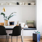 2xhome Modern Stackable Armless Dining Chair, Plastic Shell Seat - Image 2