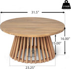 Merax Outdoor Acacia Wood Conversation Set - Image 4