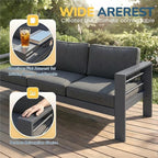 Solaste Aluminum Patio Furniture Set - Image 5