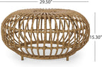 Christopher Knight Home Coffee Table, Light Brown - Image 3