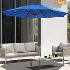 Ayge 9FT Large Outdoor Patio Umbrella Market Table Umbrella-UV Resistant - Image 3