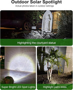 Outdoor Solar rock lights, IP65 Waterproof LED Super Bright spotlights - Image 3