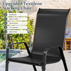 TLSUNNY 7 Pieces Patio Dining Set, Outdoor Table and Chairs W/1.69″ Umbrella - Image 8