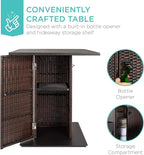 Best Choice Products 5-Piece Outdoor Wicker Bar Table Set - Image 2