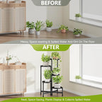 5 Tier Plant Stand Indoor, Tiered Plant Stand Outdoor - Image 4