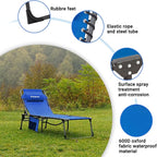 KingCamp Lounge Chair Outdoor, Folding Tanning Chairs Comfy Adjustable - Image 5