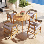 Tangkula 5 Piece Patio Dining Set - Image 2