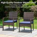 PHI VILLA 7 Piece Patio Dining Set - Image 4