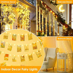 4Pack 240LED Christmas Fairy Lights Battery Operated - Image 5