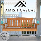 Amish Casual Heavy Duty 800 Lb Mission Treated Porch Swing - Image 4
