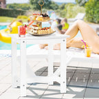Y&M Outdoor Side Table, HIPS Adirondack Small Single Table, Waterproof Square - Image 4