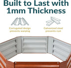 Sunnydaze 11.75" H Raised Metal Garden Bed - Image 2