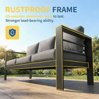 Solaste Aluminum Patio Furniture Set - Image 3