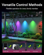 Lumary 56FT Smart Landscape Lights Gen2, 6 Pack RGBAIWW Color Changing - Image 6