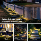 Outdoor Solar Lights, 6 Pack Led Solar Sunflower Lights, Stake/Wall 2-in-1 - Image 3