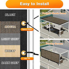 Artpuch Outdoor Pergola Shade Cover 12x20 FT Sun Shade Cloth - Image 5