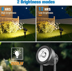 APONUO Solar Spot Lights Outdoor 4-in-1 Solar Landscape Lights Dusk to Dawn - Image 4