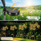 Solar Garden Lights 6 Pack Waterproof Swaying Starburst Light Solar Outdoor - Image 5