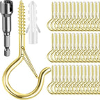 96 PCS Q-Hanger Hooks, Screw Hooks by FSAH
