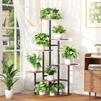 Corner Plant Stand Indoor with Grow Lights, 7 Tiered Plant Shelf Indoor - Image 4