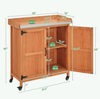Yaheetech Garden Potting Bench Table - Image 4