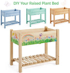 Yaheetech 34x18x30in Horticulture Raised Garden Bed 2pcs Planter Box - Image 9
