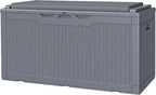 JUMMICO 100 Gallon Resin Deck Box by JUMMICO