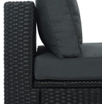 Merax 7-Piece Outdoor Wicker Sectional Sofa Set, Modular Rattan Conversation Set - Image 11
