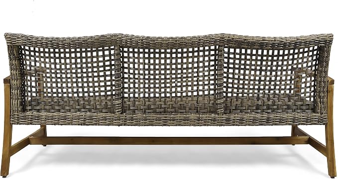 Christopher Knight Home Marcia Outdoor Wood Sofa, 75.50 x 31.00 x 31.50 - Image 6