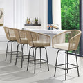 YITAHOME Counter Height Bar Stools Set of 4, Outdoor Bar Stools by YITAHOME
