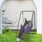 YUCAN Hammock Chair Stand with Hanging Swing Chair Included, Weather Resistant - Image 3
