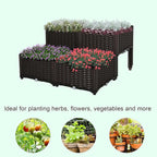 Outsunny 4 Piece Raised Garden Bed - Image 3