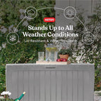 Keter Marvel Plus 71 Gallon Resin Outdoor Storage Box - Image 3
