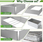 2 Pack Tall 6x3FT Raised Beds for Gardening, Corrugated Galvanized Steel Raised - Image 3