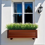 Artificial Faux Plants Flowers for Outdoor Decorations, Fake Monkey Grass for - Image 4