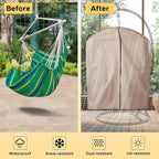 Miztli Hammock Chair with Hanging Chair Cover – Max 500 Lbs, Steel Spreader Bar - Image 2