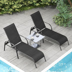 Giantex Patio Lounge Chair, Outdoor Chaise Lounge - Image 6