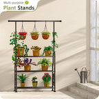 GIOTORENT Plant Stand Indoor, 3-Tier Heavy Duty Metal Shelf - Image 2